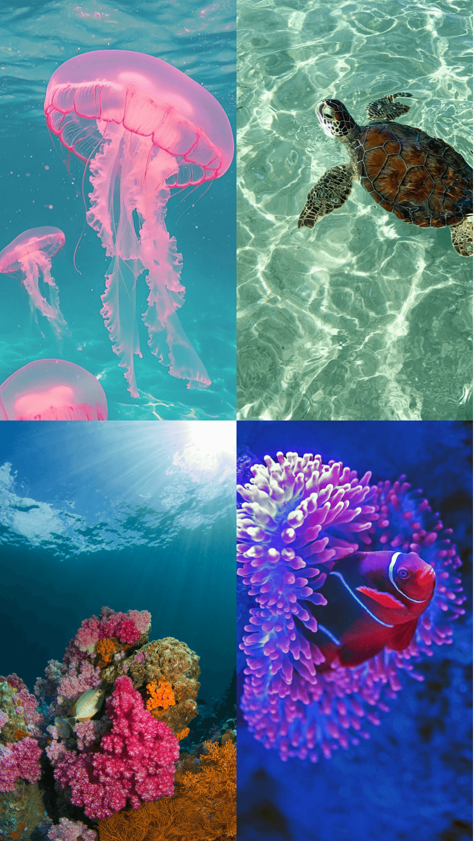 Aesthetic photo collage created with Aethel on iPhone