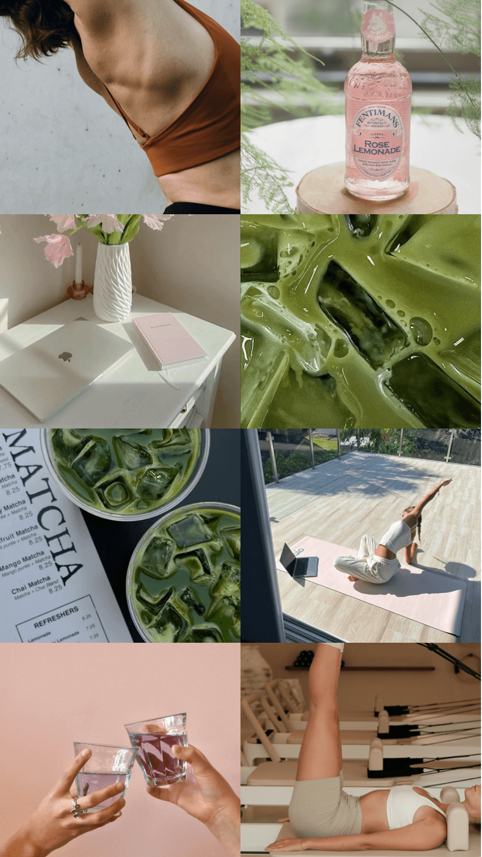 Style grid collage created in Aethel