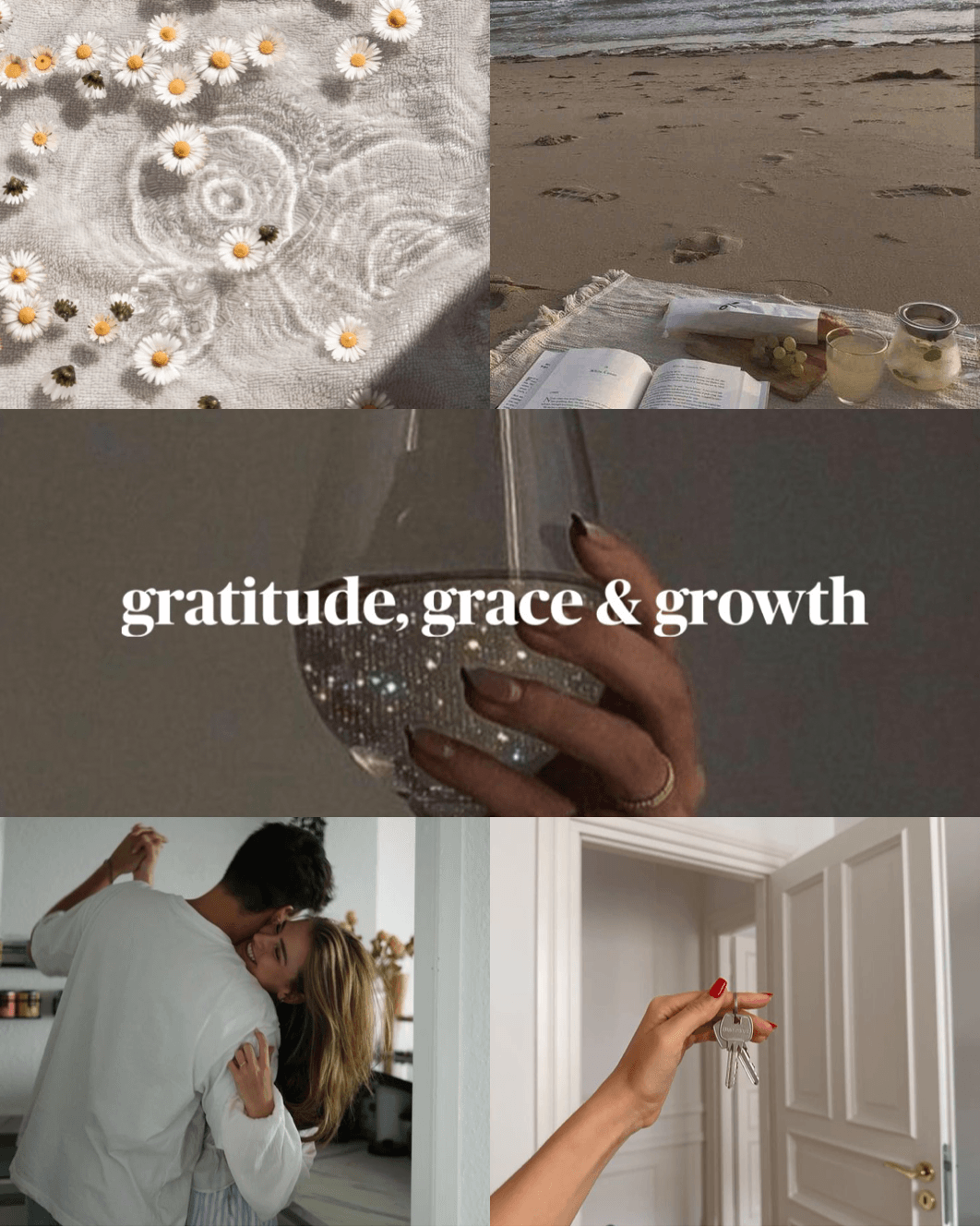 Aesthetic collage mood board made with Aethel