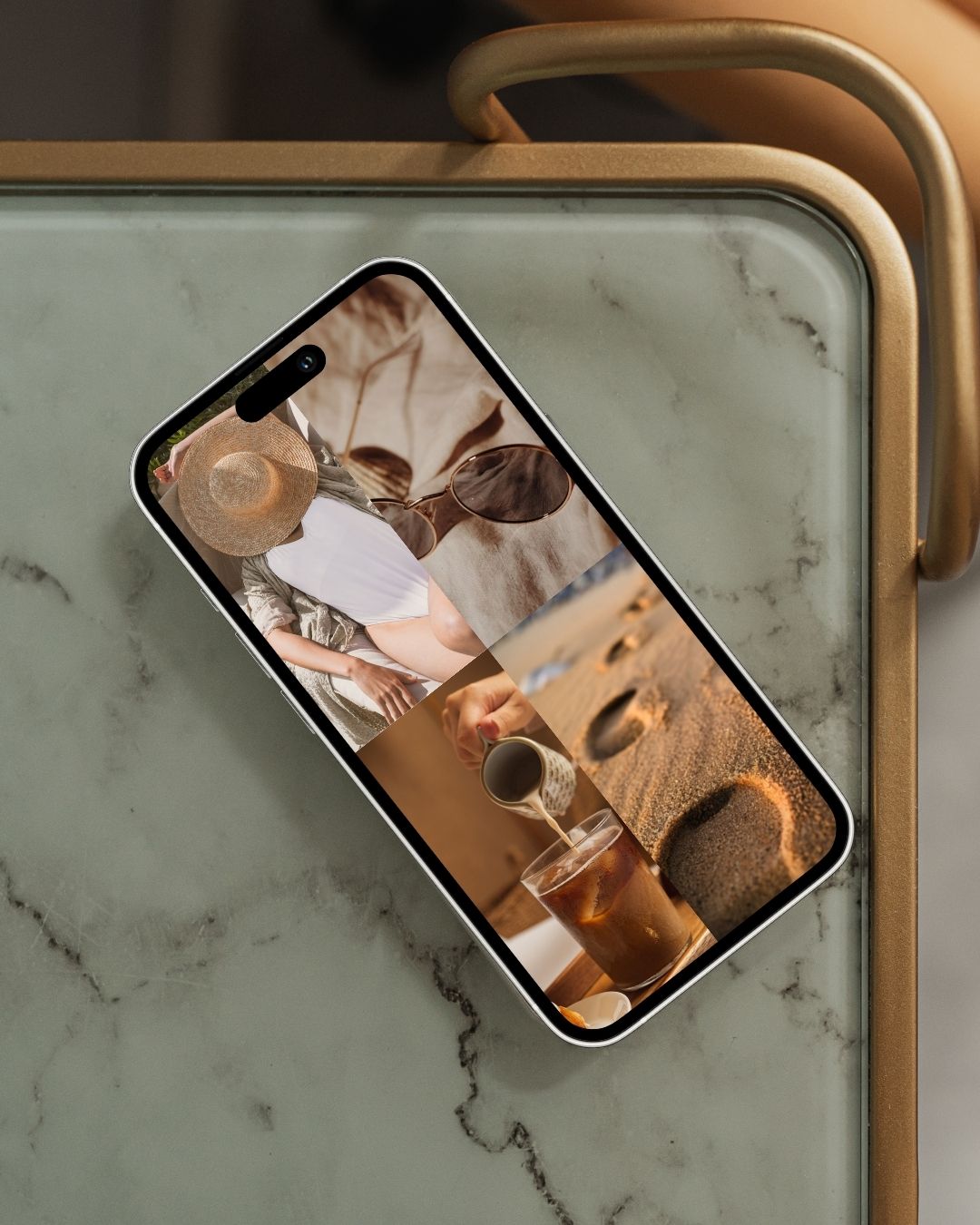 Beautiful aesthetic mood board created with Aethel on iPhone